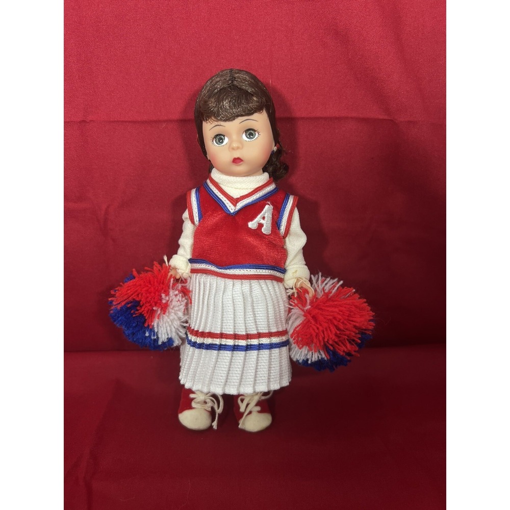 8" Madame Alexander Doll "Wendy's Special Cheerleader" Sports Pom Pom's Brunette